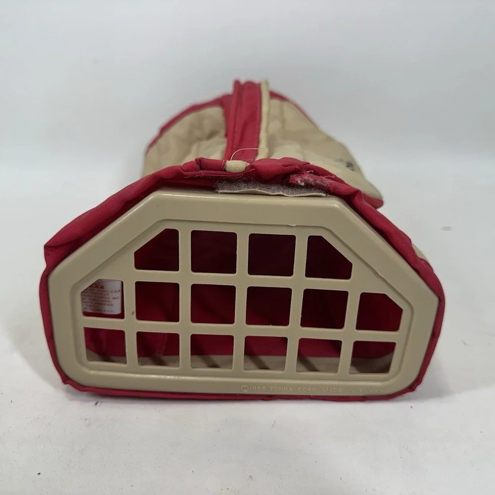 Vintage 1986 Pound Puppies Newborn Carrying Case Carrier
